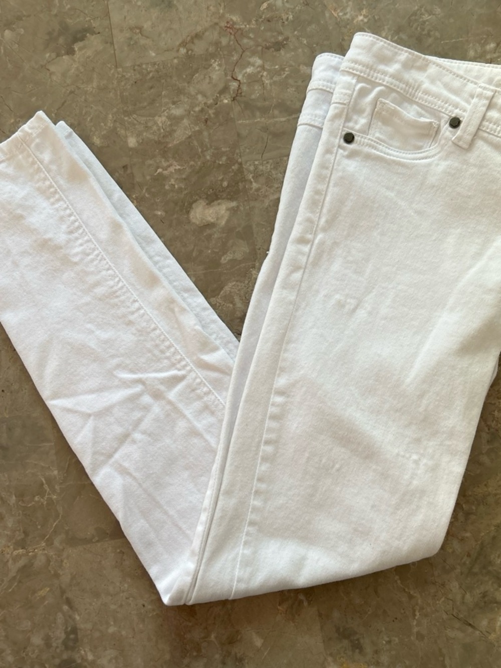 Vintage 2000s Blue Asphalt White Low Rise Skinny Jeans Women’s M 35x30 Y2K